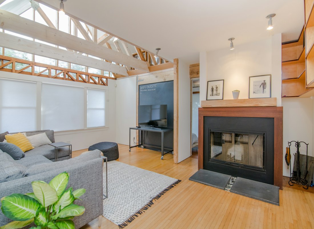 Bright finished interior